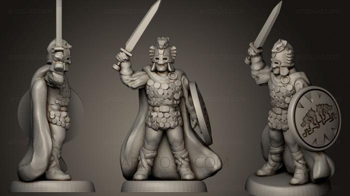 Figurines heroes, monsters and demons (STKM_0527) 3D model for CNC machine